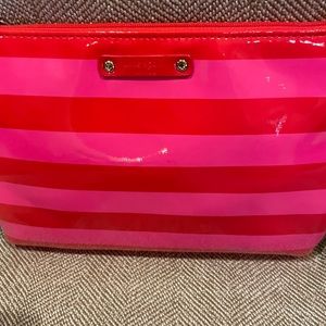 Kate Spade pink and orange stripe bag.